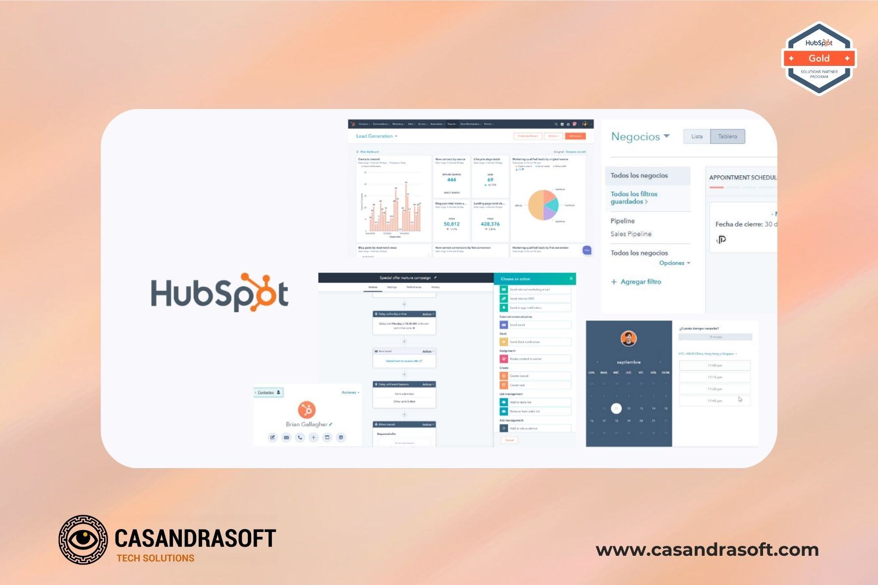 casandrasoft partner platinum de hubspot en latam