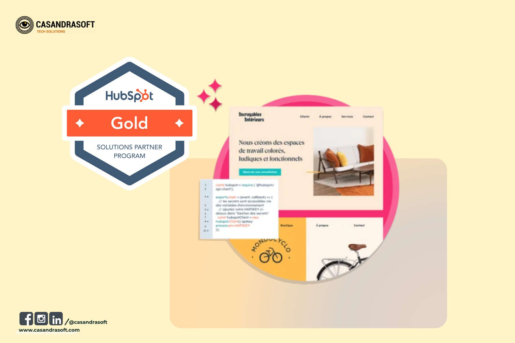 casandrasoft partner platinum de hubspot